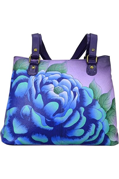 Anna by Anuschka Satchel Shoulder Handbag - Genuine Leather