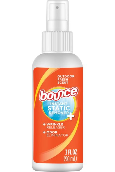 BOUNCE بخاخ مضاد للكهرباء الساكنة، 3 في 1: مضاد للكهرباء الساكنة ومزيل فوري ل...
