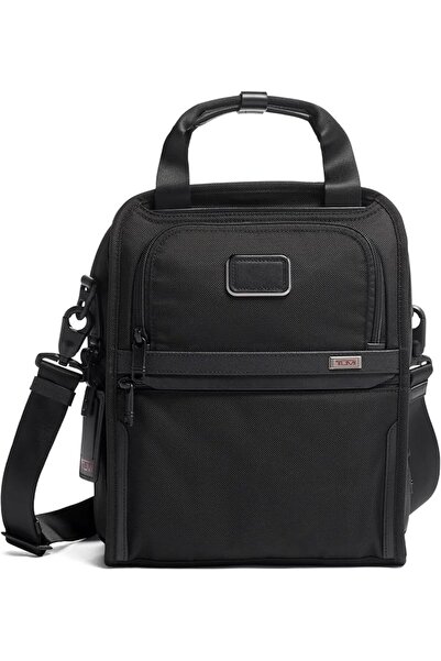 TUMI unisex alpha shoulder bag crossbody bag, color black, One Size