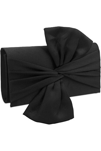 GENERAL Cast Wave Mini Clutch Bag for Women in Black 23.9X12.4Cm for Events a...