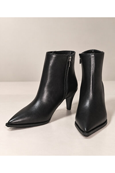 MİLOS Footwear Julie Kitten Topuk Sivri burun Fermuarlı Bot