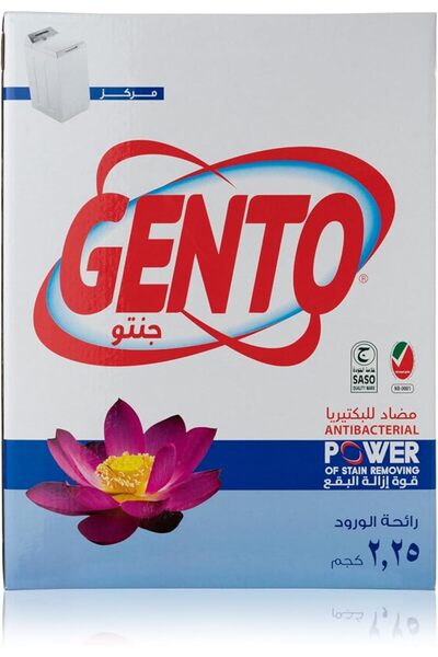 Gento Powder Detergent - Flower High Foam 2.25 Kg