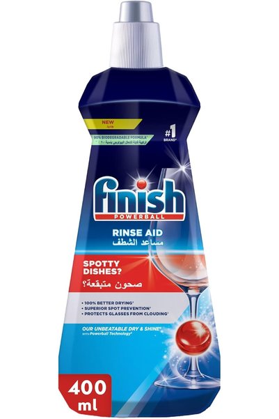 Cool Finish سائل تنظيف وتنظيف الأطباق فينيش، برائحة أصلية، 400 مل