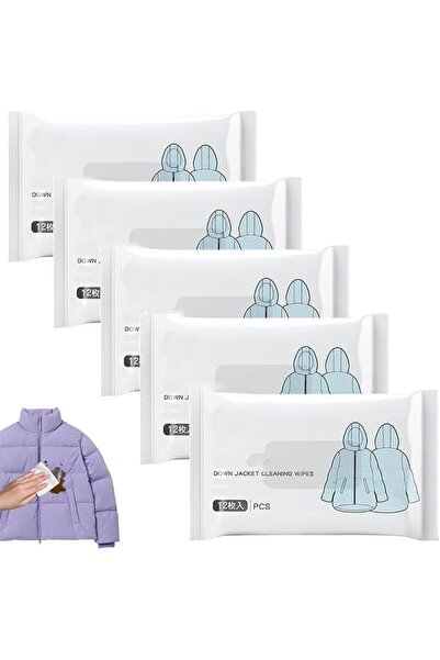 KASTWAVE Down Jacket Cleaning Wipes, Disposable Wash Free Wet Wipes for Cloth...