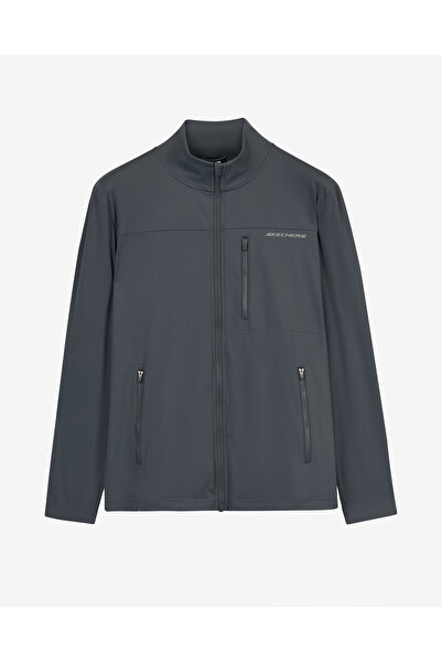 SKECHERS M Micro Jacket Erkek Gri Mont S2620068-3998