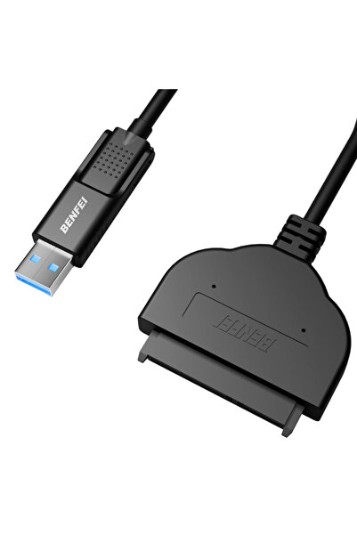 BENFEI Καλώδιο SATA, USB-A 3.0 / USB-C - SATA III, 0.27μ, Μαύρο
