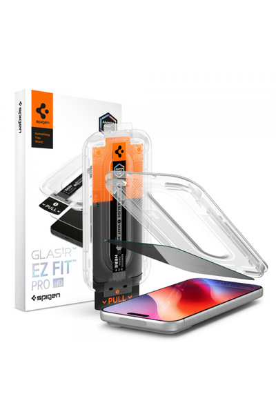 Spigen Προστατευτικό Οθόνης Privacy GlastR EZ FIT Pro HD για Apple iPhone 18 ...