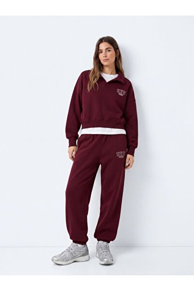 Ltb Women's Burgundy Paraco Sweatpants