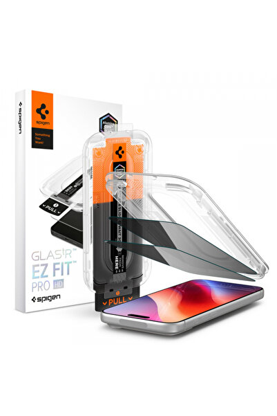 Spigen Folie de protectie Ecran Privacy GlastR EZ FIT Pro HD pentru Apple iPh...