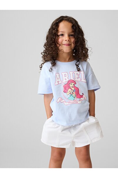 GAP Kız Bebek Açık Mavi Grafik Baskılı T-Shirt