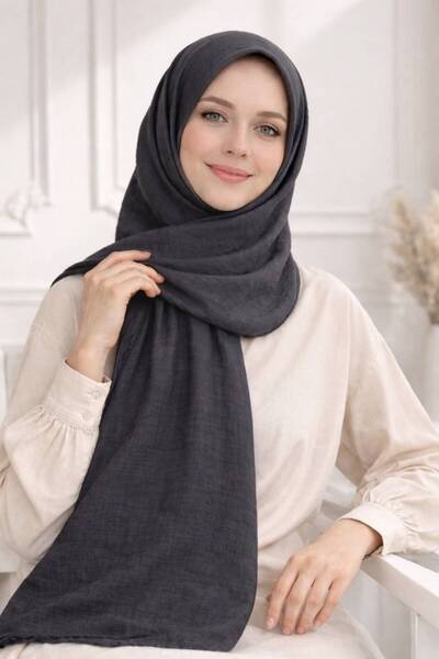 Dimoi Kids Women's Plain Shawl Soft Textured Daily Hijab Shawl Four Seasons