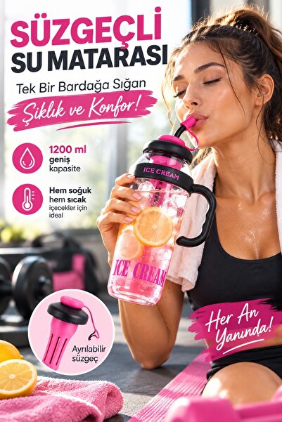 Süzgeçli Su Matarası