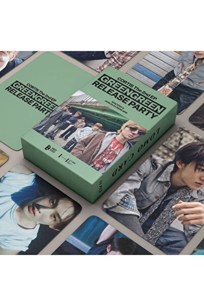 Kpop Dünyasi CORTIS '' GreenGreen Release Party '' Çift Yön Baskılı Lomo Card...