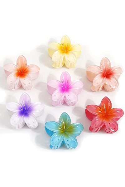 Yelajoy Flower Hair Clips Multicolor Hawaiian Decorative Accessories