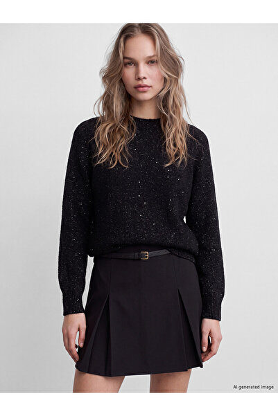 LC Waikiki Quality Pieces from Çelebi Store Women's Textured Shiny Knitwear S...