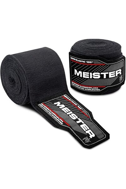 Meister لفائف قطنية مرنة للذراعين مقاس 108 بوصة للملاكمة وفنون القتال المختلط...