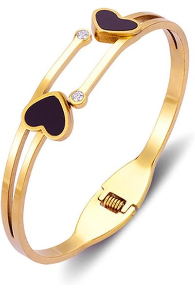 ASKIND Gold Plated Stainless Steel Bracelets Bangle Collection, Unique Design...