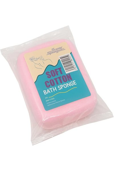 SUPREXX Suprex Soft & Gentle Bath Sponge – Ultra-Soft Body Sponge for Sensitive Skin – Rich Lather Shower Sp