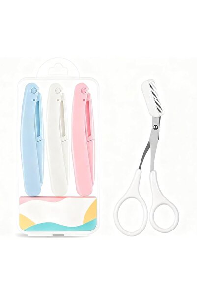 SKY TOUCH SKY- TOUCH 4Pcs Foldable Eyebrow Trimmer Set, Portable And Gentle H...