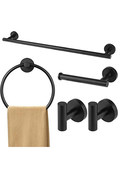 LEFAFA Bathroom Hardware Accessories Set, 5 pieces Bathroom Towel Holder Set,...