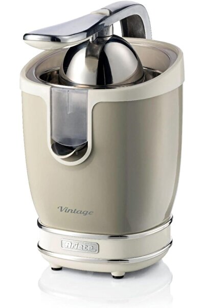 ARIETE 413-03 - عصارة كهربائية كلاسيكية بقوة 85 واط، هادئة، مع مخروطين بحجمين...