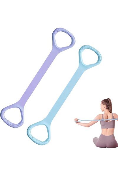 Generic حزام تمديد لليوجا، حبل تدريب الظهر، حبل تمديد للياقة البدنية، للذراعي...