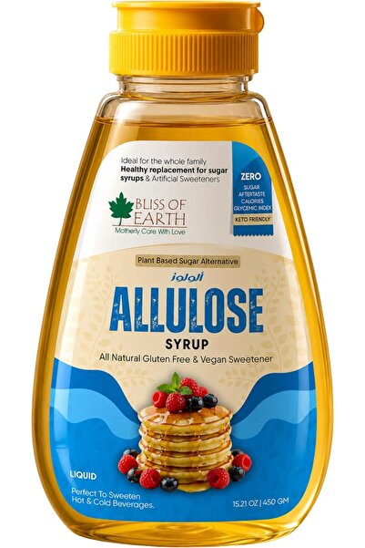 Bliss of Earth Allulose Syrup, 450g | Liquid Sugar Alternative for Baking Bev...