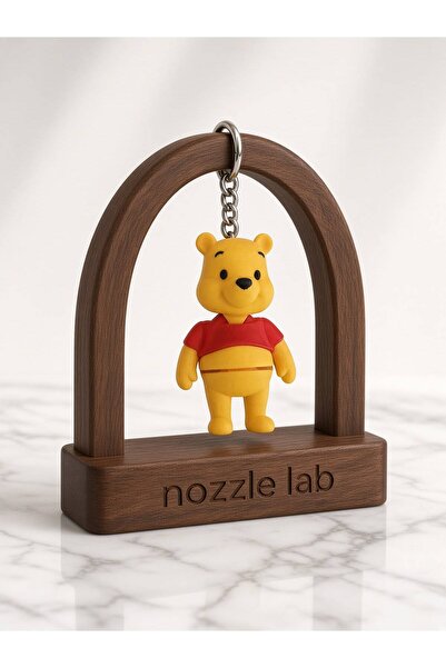 NozzleLab Winnie the Pooh Figürlü Anahtarlık - Tatlı Ayıcık Figürü Çanta Süsü...