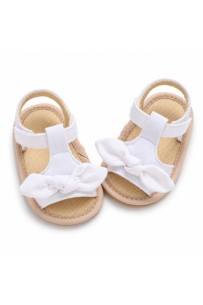 Hibobi Premium EU18-19 Baby Girl Sandals, Bow Knot Open-Toe Shoes with Adjust...