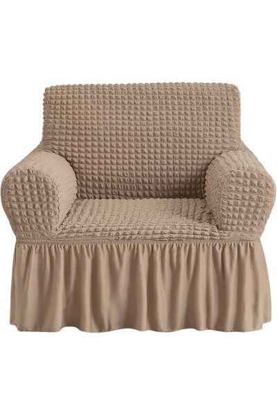 EOGILY Stretch Velvet Sofa Slipcover, Cushion Couch Cover with Skirt, Non-Sli...