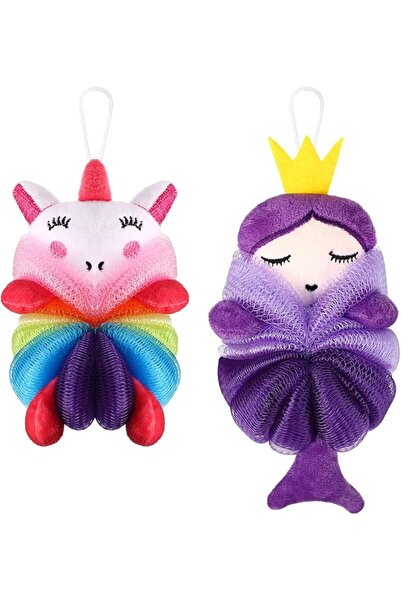 GENERAL Mikacoz Bath Loofah Balls, Cute Bath Loofah Balls for Kids Girls Boys...