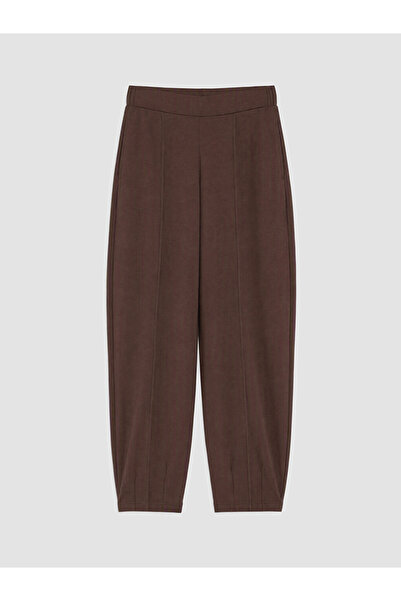 LC Waikiki Vizyon New Season Brown Soft Touch Women's Sweatpants