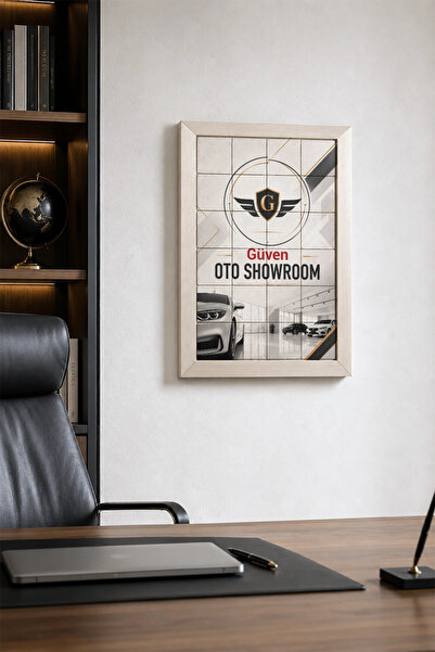 SonicTouch Stone Wall Painting Personalized Company Custom Logo Business Plac...