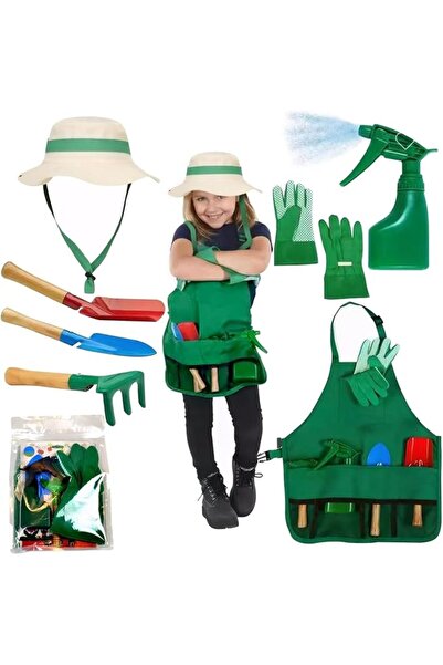 Generic Kids Gardening Tools 7 Pcs Toddler Garden Tools Set for Kids Dress Up...