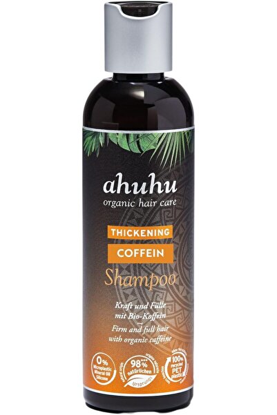 Ahuhu THICKENING Caffeine Shampoo (200ml) - Organic caffeine shampoo for thic...