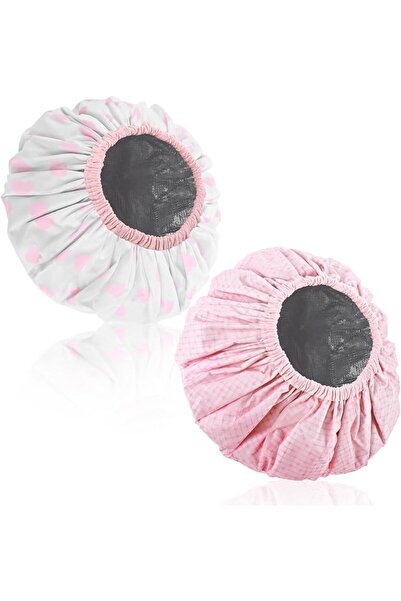 KASTWAVE 2 Pcs Deep Conditioning Hair Caps, Waterproof Double Layer Heat Stea...