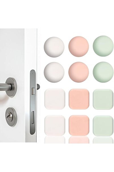 UANDME 12 PCS Door Stoppers for Wall Protector, Silicone Door Bumpers with St...