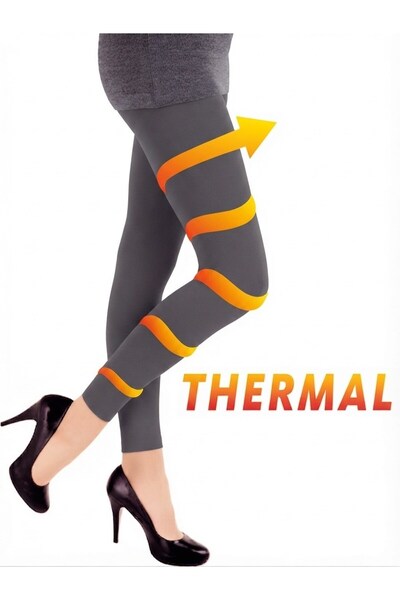 Dore Çorap Women's Thermal (200 Denier) Tights Socks - Gray