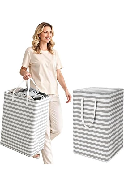 SmartMaster 75L Large Laundry Baskets, Laundry Hampers, Freestanding Waterpro...