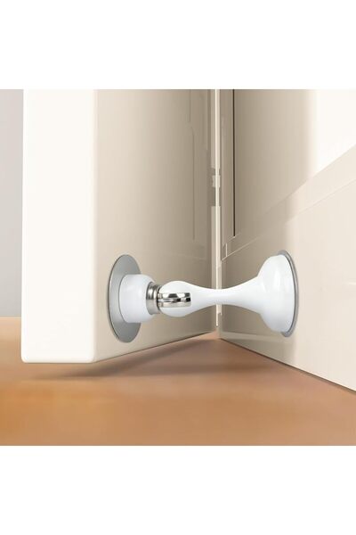 Baytion Magnetic Door Stopper, Stainless Steel Magnetic Door Stop with Buffer...