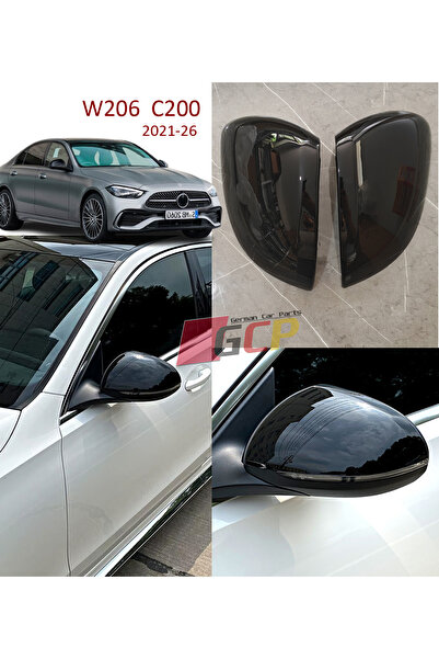 GCP German Car Parts W206 C200 Mirror Cover Piano Black - W206 C200 4Matic Ac...
