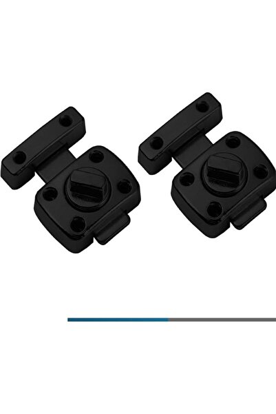 Tazweeq 2 Pcs Rotate Bolt Latch Gate Safety Door Lock for Bathroom, Sliding D...