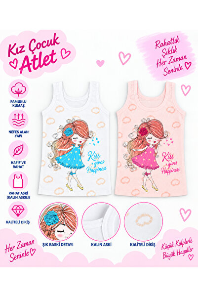 KAMİKAM Cotton Girl'S, Boy's Athlete 5S