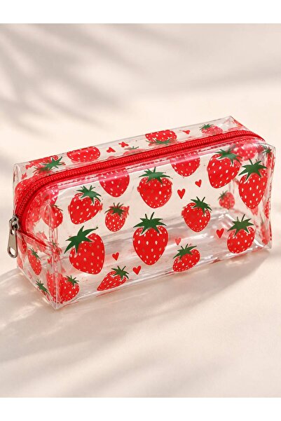 Zet Design Strawberry Patterned Makeup Bag