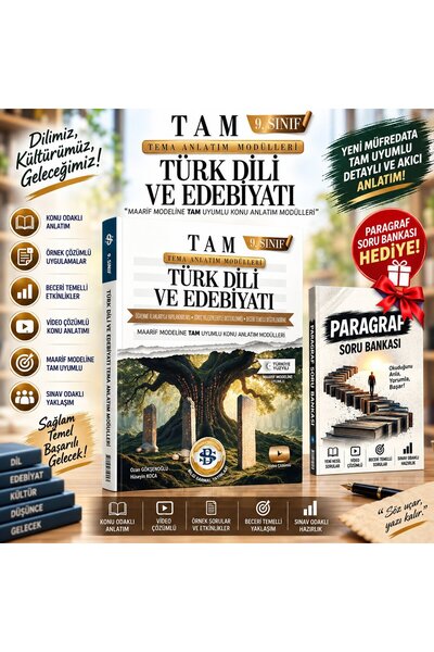 Bilgi Sarmal Yayınları 2027 9.SINIF TÜRK DİLİ VE EDEBİYATI TEMA ANLATIM MODUL...