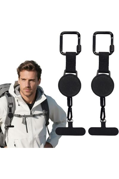Generic Portable Retractable Anti-Theft Phone Holder,Equipped with a Retracta...