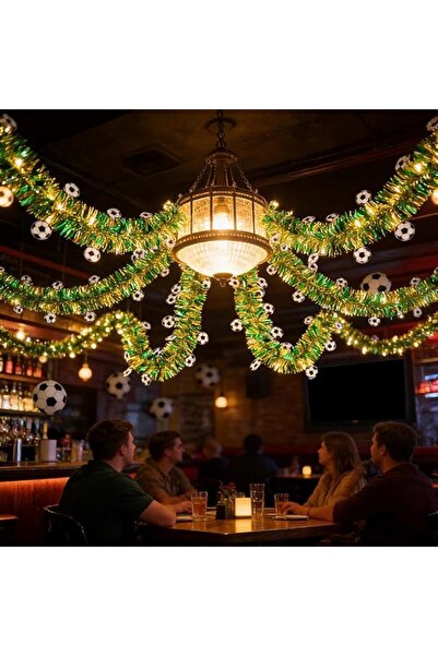 Yelajoy Soccer String Lights, 2 Pack 10ft 30LED, Battery Operated Indoor Deco...
