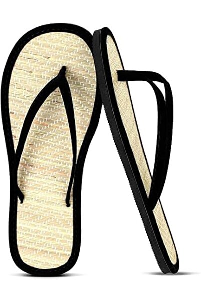 AZONEE Women's Bamboo Flip Flops – Non-Slip Lightweight Beach Sandals, Woven ...