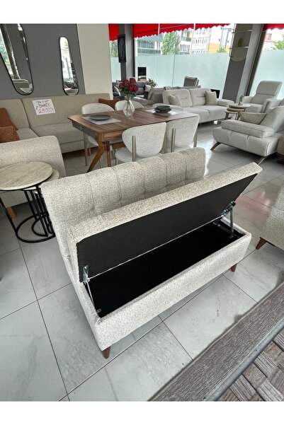NazarMobilya 110 cm sandıklı balkon koltuğu