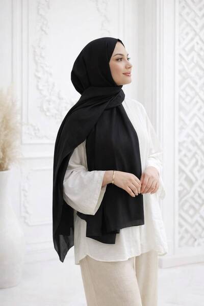 Dimoi Kids Women's Plain Shawl Hijab Daily Use Simple Stylish Soft Textured C...